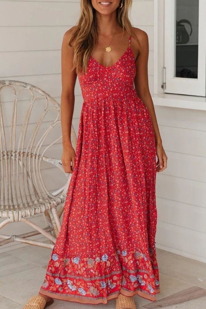 Boho Empire Waist Dress | Bohemian Style